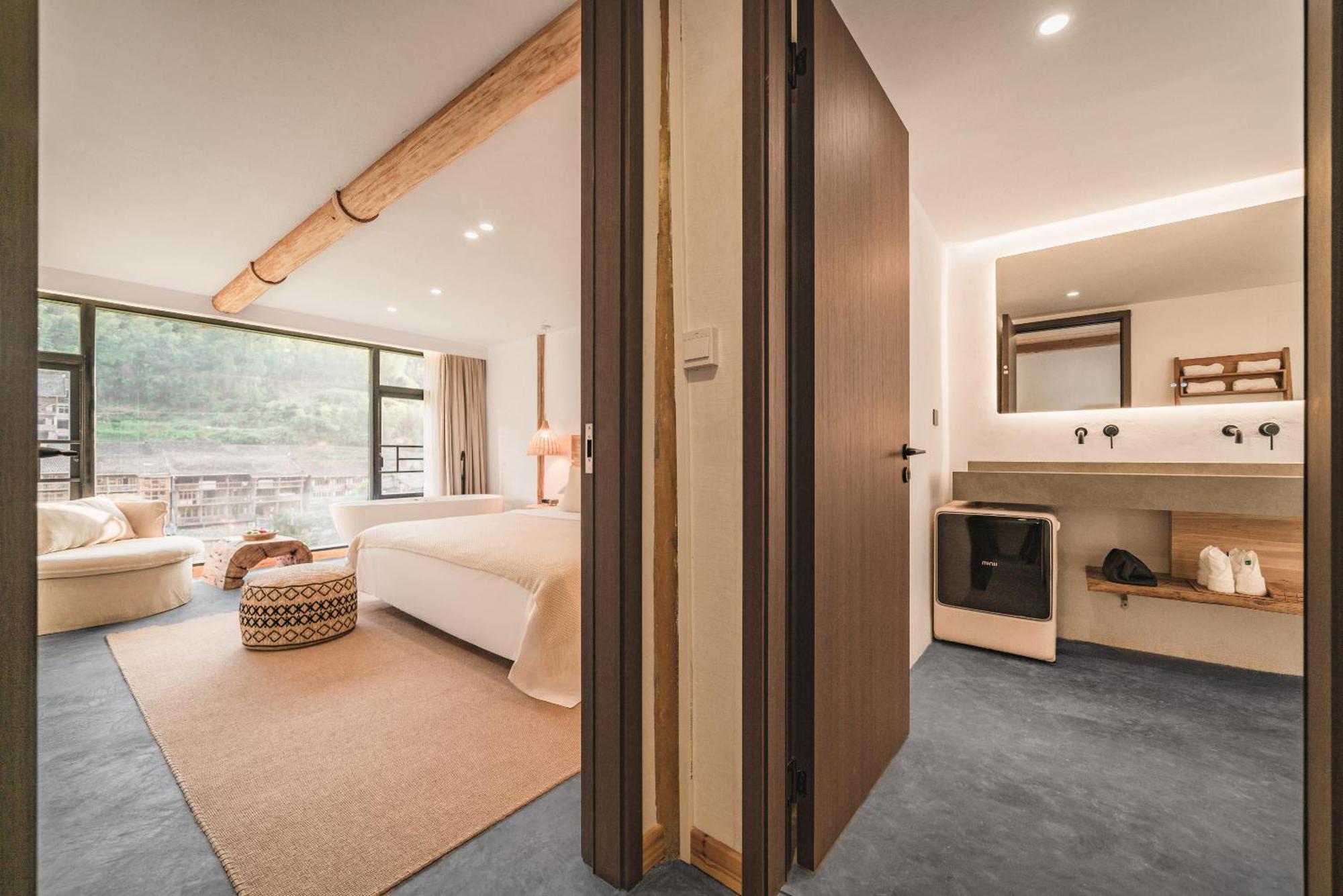 肇兴溪舍山堂 Creekside Inn Liping Kültér fotó
